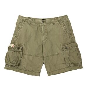 Polo Jeans Co Ralph Lauren Mens 40 Cargo Shorts Olive Green Ripstop Utility